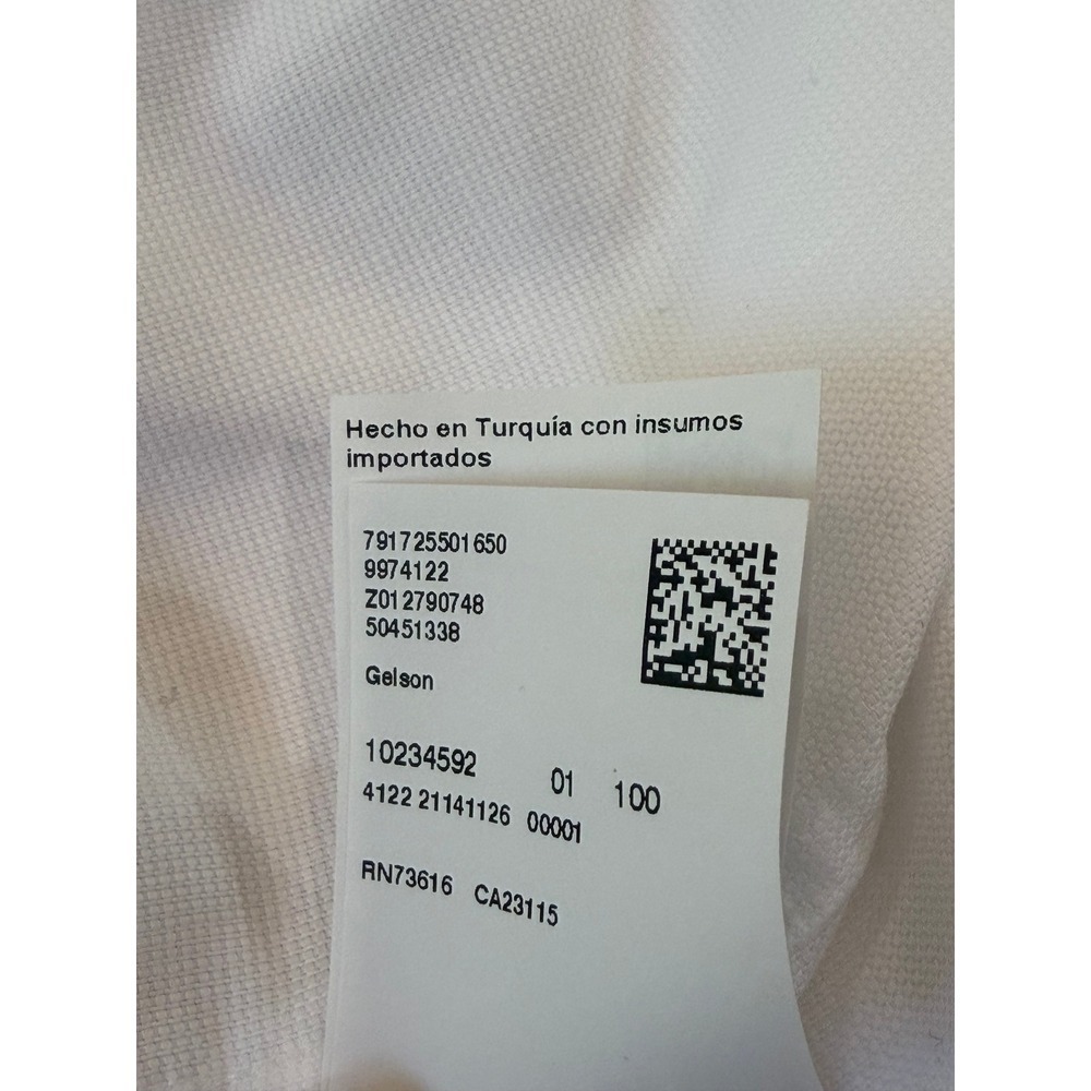 Hugo Boss Men's Dress Shirt Regular Fit White Organic Cotton Size 39 / 15.5 - Picture 10 of 11